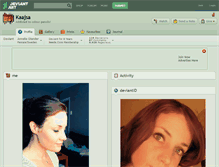 Tablet Screenshot of kaajsa.deviantart.com