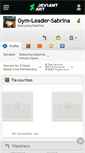Mobile Screenshot of gym-leader-sabrina.deviantart.com