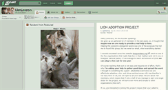 Desktop Screenshot of lionlovers.deviantart.com