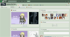 Desktop Screenshot of galatea-fanclub.deviantart.com