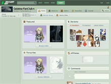 Tablet Screenshot of galatea-fanclub.deviantart.com