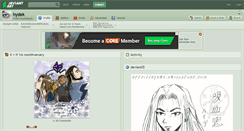 Desktop Screenshot of hydek.deviantart.com