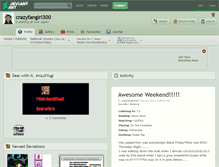 Tablet Screenshot of crazyfangirl300.deviantart.com