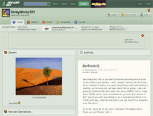 Tablet Screenshot of loveydovey101.deviantart.com