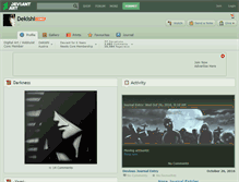 Tablet Screenshot of dekishi.deviantart.com