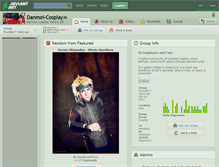 Tablet Screenshot of danmei-cosplay.deviantart.com
