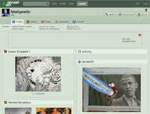 Tablet Screenshot of fatallypoetic.deviantart.com