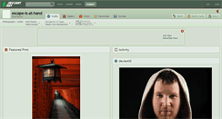 Desktop Screenshot of escape-is-at-hand.deviantart.com