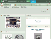 Tablet Screenshot of aminatos.deviantart.com