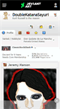 Mobile Screenshot of doublekatanasayuri.deviantart.com