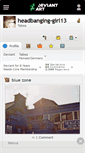 Mobile Screenshot of headbanging-girl13.deviantart.com