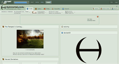 Desktop Screenshot of myimmortallove4u.deviantart.com