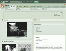 Tablet Screenshot of guine.deviantart.com