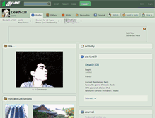 Tablet Screenshot of death-xiii.deviantart.com