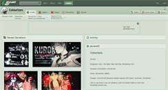 Desktop Screenshot of colourizex.deviantart.com