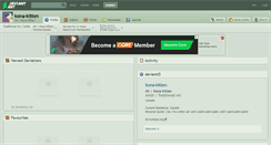 Desktop Screenshot of kona-kitten.deviantart.com