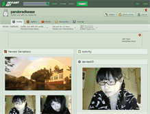 Tablet Screenshot of pandoradisease.deviantart.com