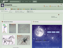 Tablet Screenshot of amaquieria.deviantart.com