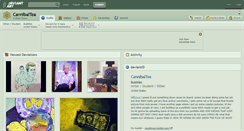 Desktop Screenshot of cannibaltea.deviantart.com