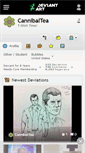 Mobile Screenshot of cannibaltea.deviantart.com