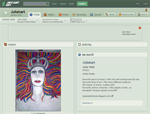 Tablet Screenshot of juliaisart.deviantart.com