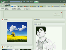 Tablet Screenshot of jotakid.deviantart.com