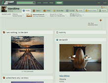 Tablet Screenshot of islandtime.deviantart.com