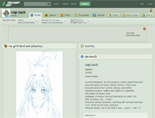 Tablet Screenshot of nap-zack.deviantart.com
