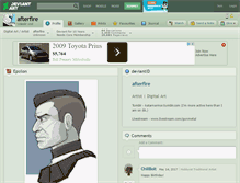 Tablet Screenshot of afterfire.deviantart.com