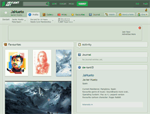 Tablet Screenshot of jahueto.deviantart.com