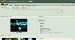 Desktop Screenshot of clamie.deviantart.com