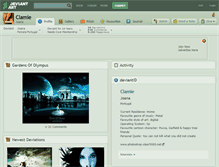 Tablet Screenshot of clamie.deviantart.com