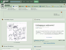 Tablet Screenshot of pixeller.deviantart.com