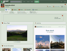 Tablet Screenshot of chamois-shimi.deviantart.com