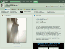 Tablet Screenshot of existentialdefiance.deviantart.com