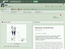 Tablet Screenshot of dajs.deviantart.com