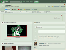 Tablet Screenshot of exodeao1.deviantart.com