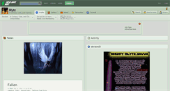 Desktop Screenshot of blytz.deviantart.com