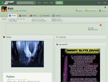 Tablet Screenshot of blytz.deviantart.com
