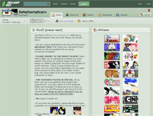 Tablet Screenshot of itsmathematical.deviantart.com