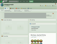 Tablet Screenshot of imhappyraveplz.deviantart.com