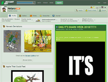 Tablet Screenshot of netaro.deviantart.com