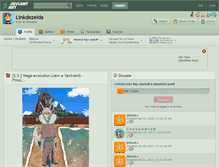 Tablet Screenshot of linkdezelda.deviantart.com