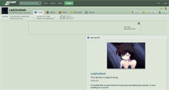 Desktop Screenshot of ladyscoliosis.deviantart.com