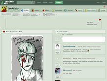 Tablet Screenshot of jenkristo.deviantart.com