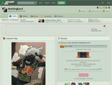 Tablet Screenshot of mockingbyrd.deviantart.com
