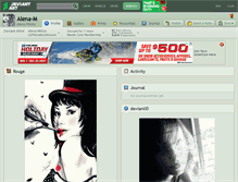 Tablet Screenshot of alena-m.deviantart.com