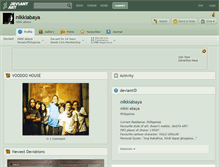 Tablet Screenshot of nikkiabaya.deviantart.com