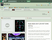 Tablet Screenshot of darkside-ky.deviantart.com