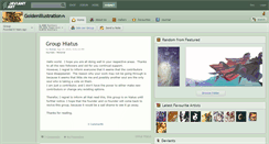 Desktop Screenshot of goldenillustration.deviantart.com